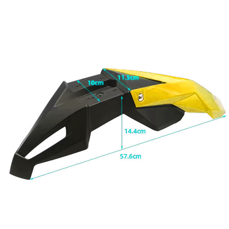 Universal Front Mudguard Fender - Supermoto / Motocross / Enduro Yelllow Suzuki