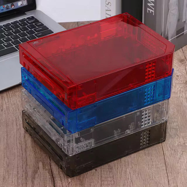 Replacement Casing / Shell / Case for Nintendo Wii Console - Transparent Red