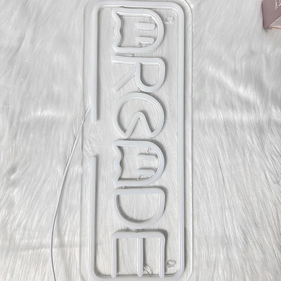 Arcade Neon Light - Gaming LED Sign Wall Gift Man Cave 80s Retro Pacman Ghost