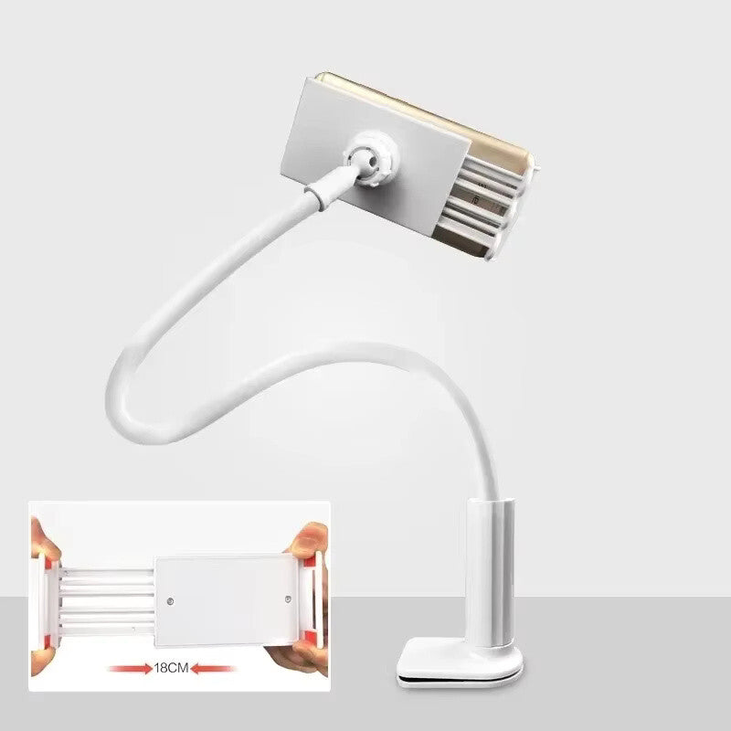 Adjustable Gooseneck Tablet Holder- Flexible Mount Bedside Stand Universal Ipad