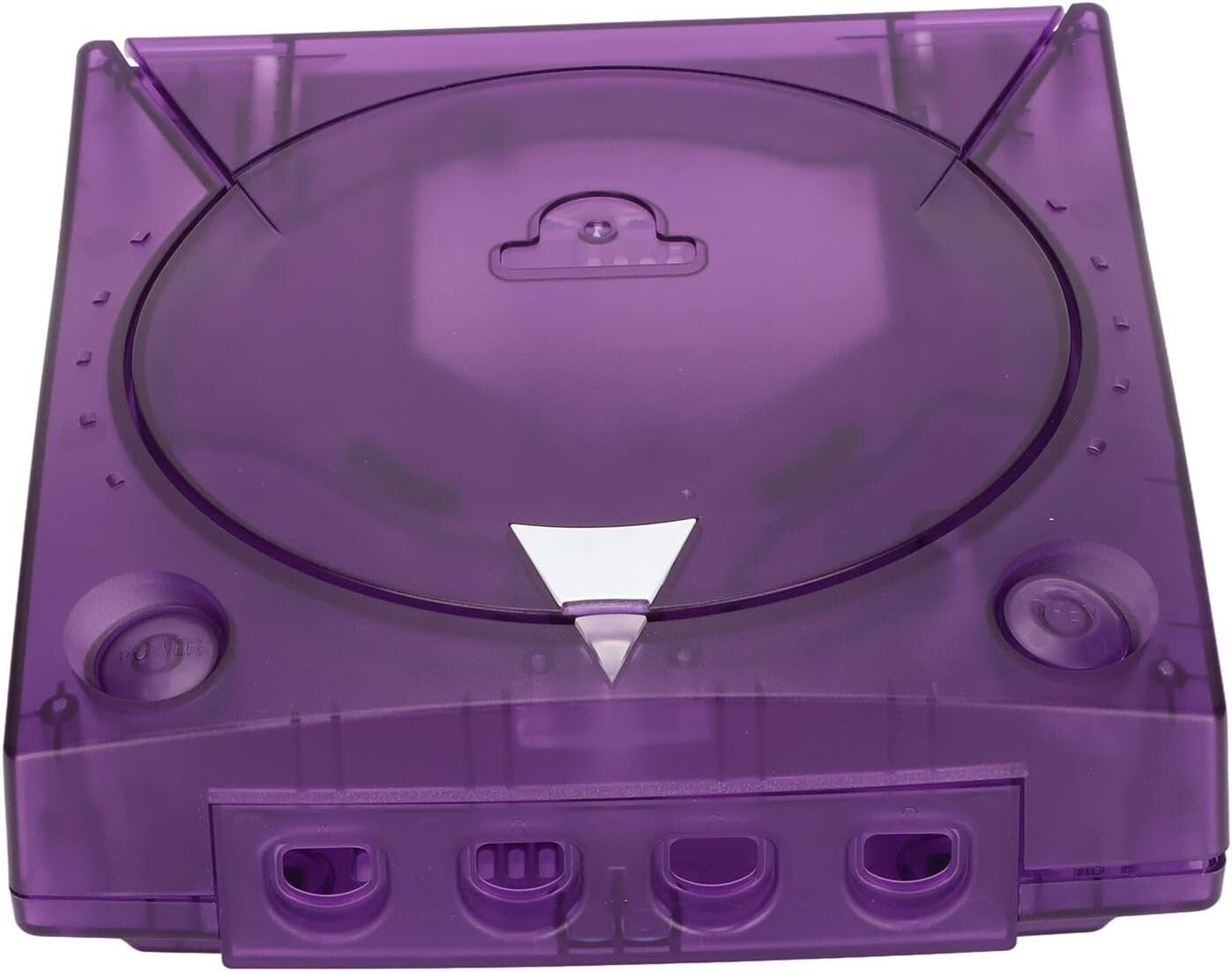 Replacement Casing / Shell / Case for Sega Dreamcast Console- Transparent Purple