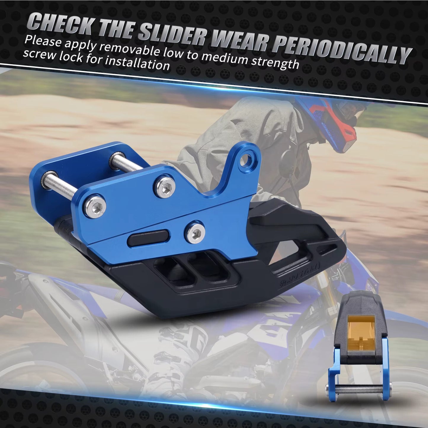 YAMAHA WR 250 R / WR 250 X CHAIN GUIDE - 2008 Onwards