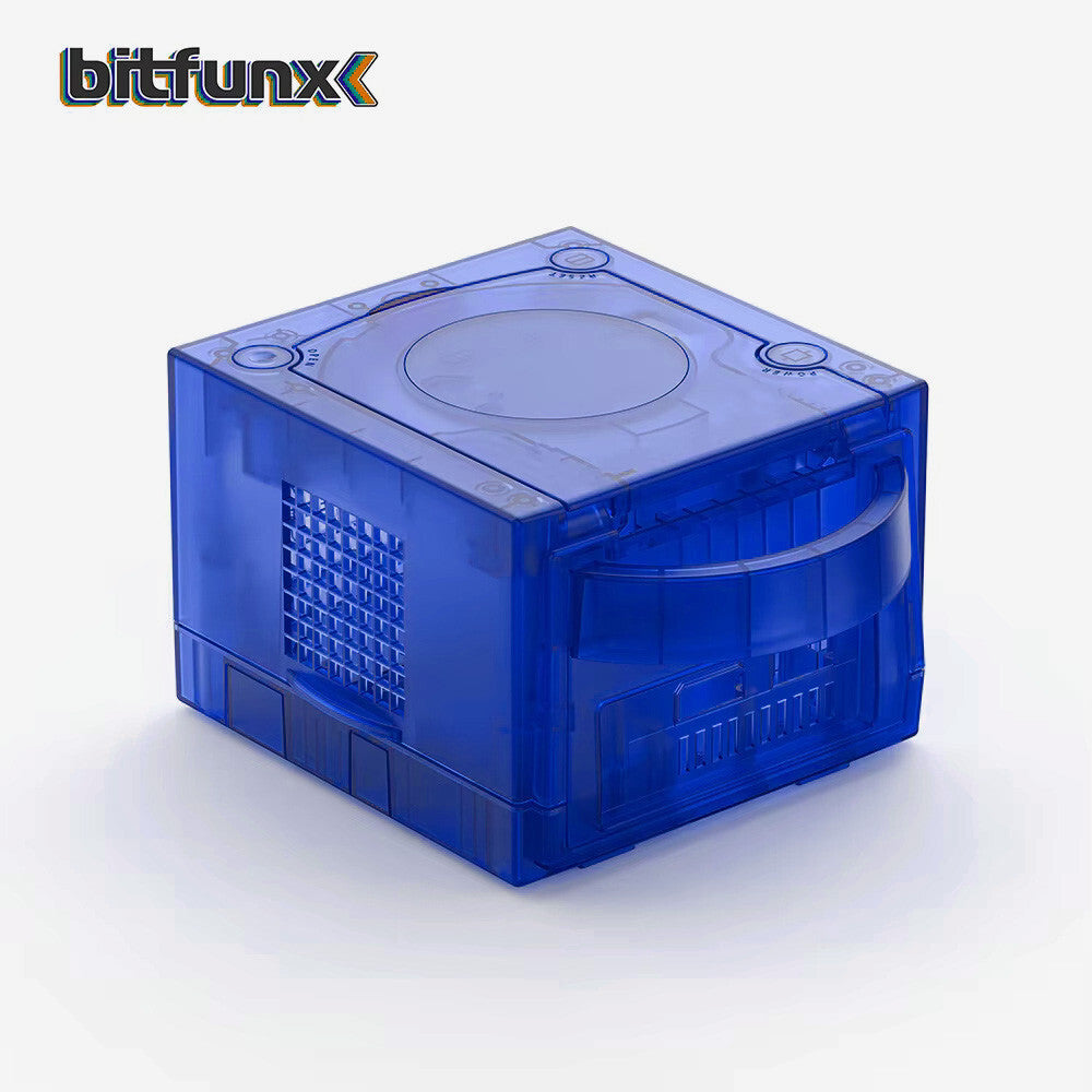 Replacement Casing / Shell / Case Nintendo Gamecube - Transparent Blue