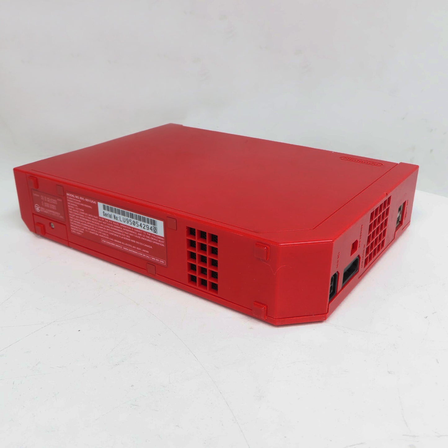 Replacement Casing / Shell / Case for Nintendo Wii Console - Solid Red