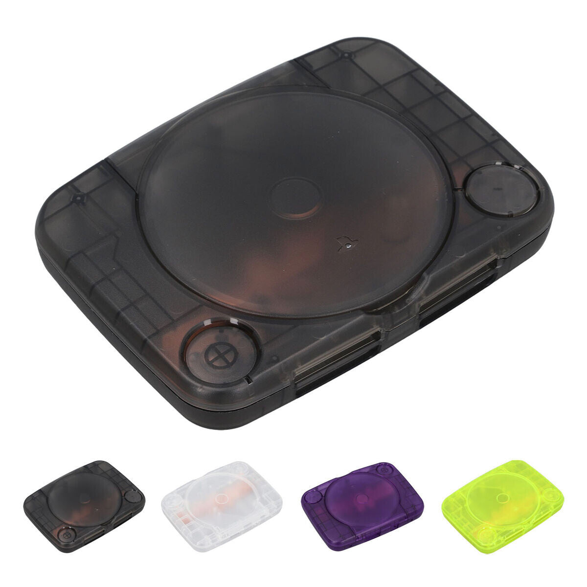 PS1 Replacement Shell / Casing / Case for PS One 1 Console - Translucent Green