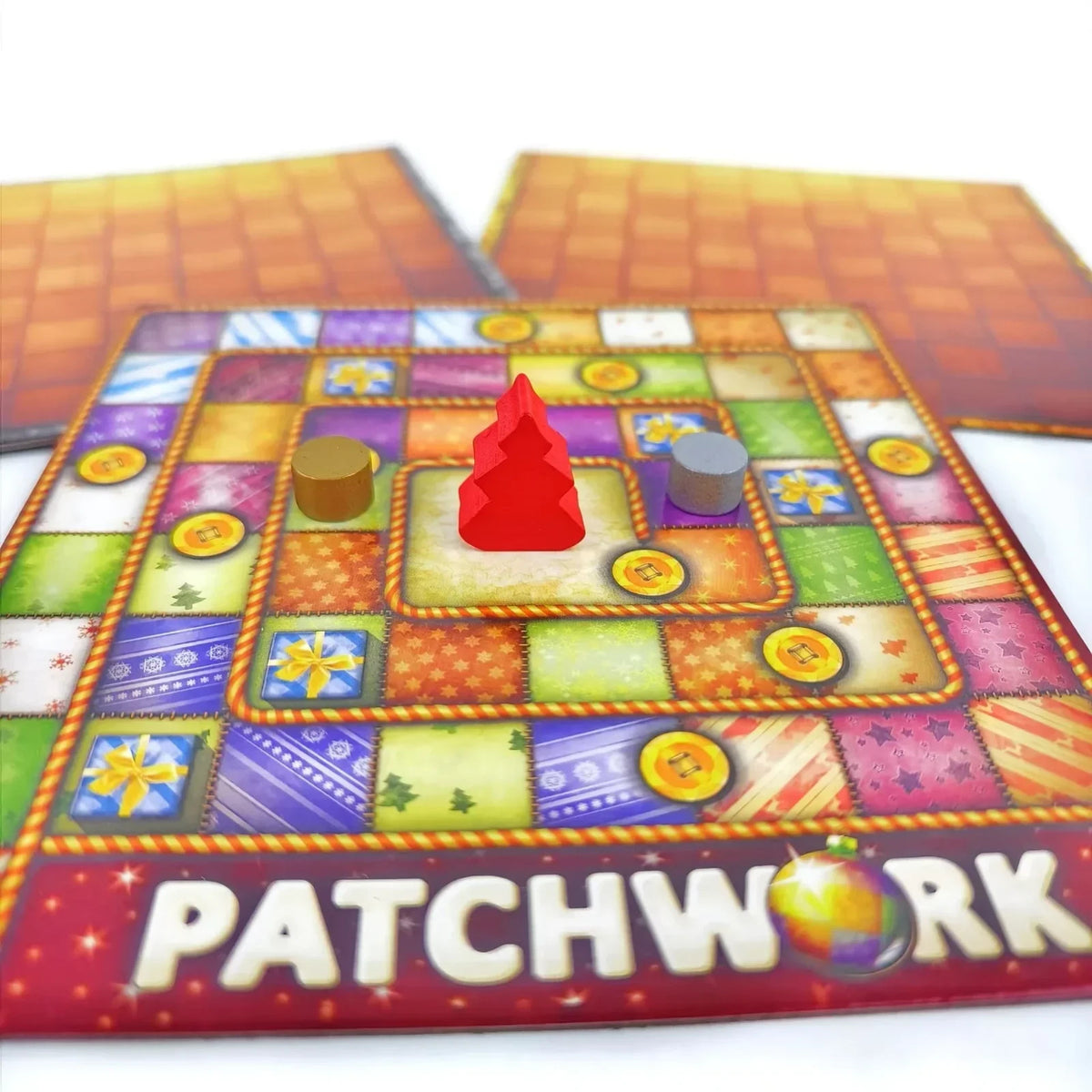 Patchwork Christmas Edition Family Game - Board Game for Two Players Funny Party