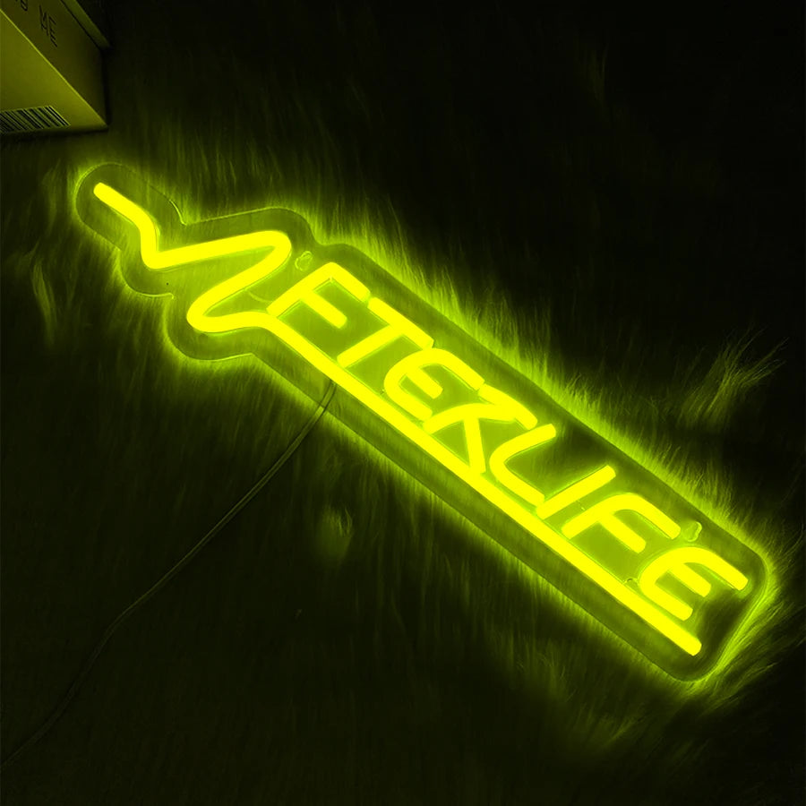 Afterlife Cyberpunk 2077 Neon Light - Gaming Sign Playstation Xbox PC