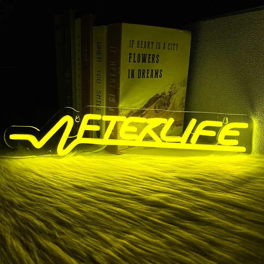 Afterlife Cyberpunk 2077 Neon Light - Gaming Sign Playstation Xbox PC