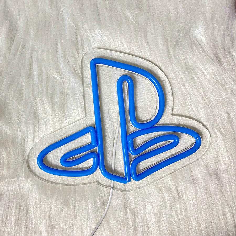 Sony Playstation Logo Neon Light - Retro PS1 LED Sign Psone