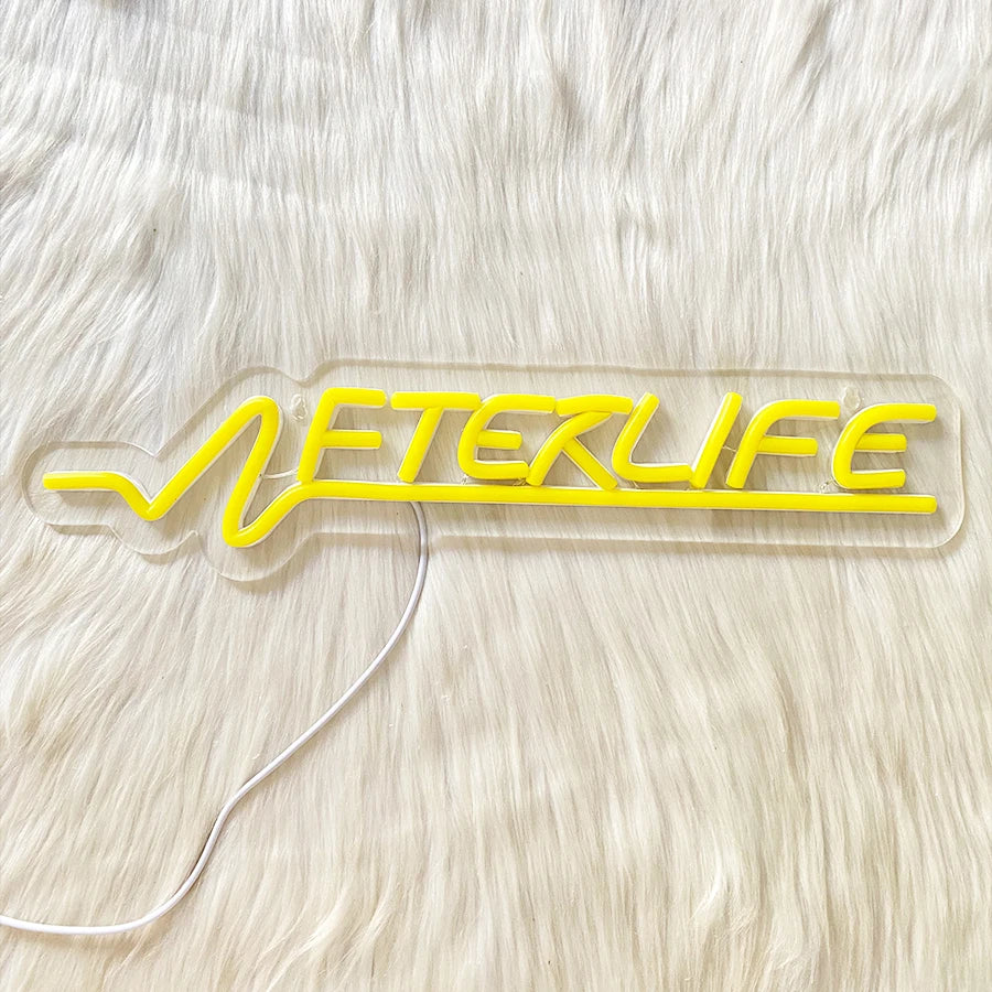 Afterlife Cyberpunk 2077 Neon Light - Gaming Sign Playstation Xbox PC