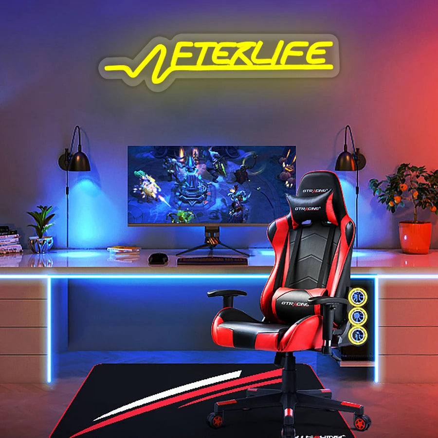 Afterlife Cyberpunk 2077 Neon Light - Gaming Sign Playstation Xbox PC