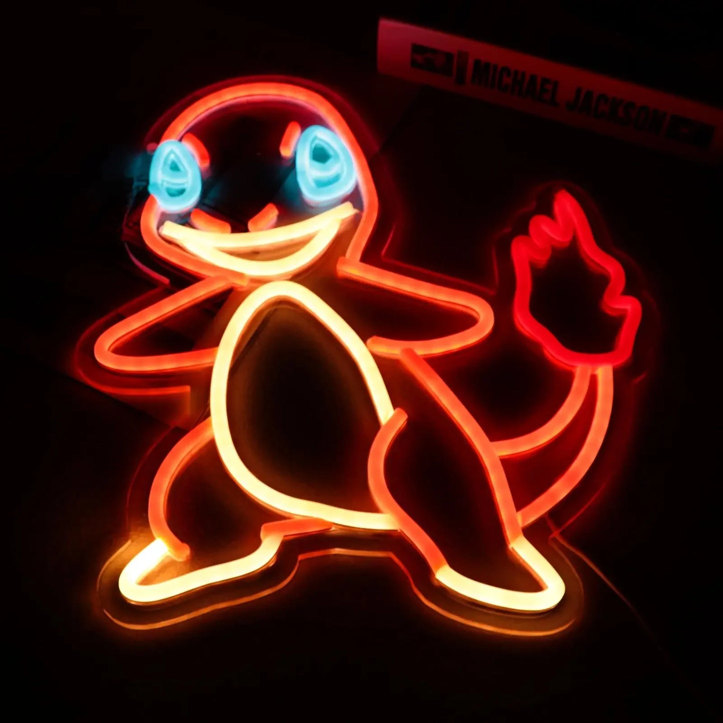 Charmander Pokemon Neon Sign - Retro Gaming Light LED