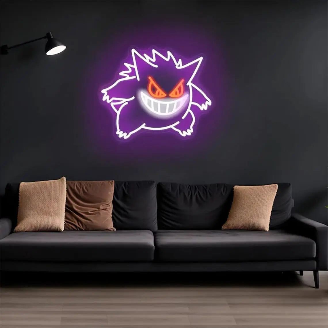 Gengar Pokemon Neon Sign - Retro Gaming Light LED