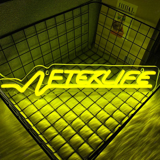 Afterlife Cyberpunk 2077 Neon Light - Gaming Sign Playstation Xbox PC