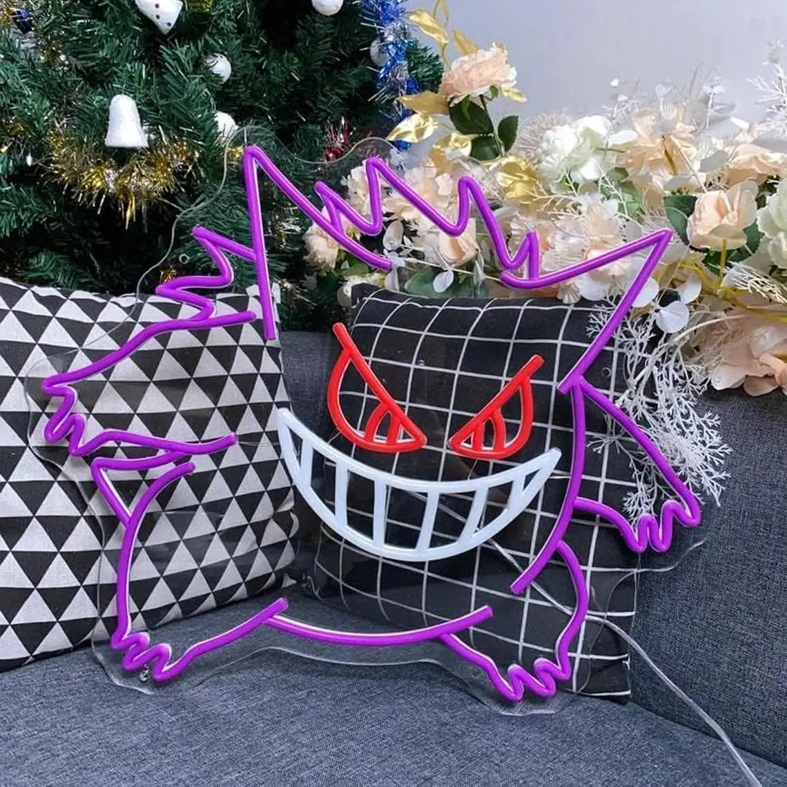 Gengar Pokemon Neon Sign - Retro Gaming Light LED
