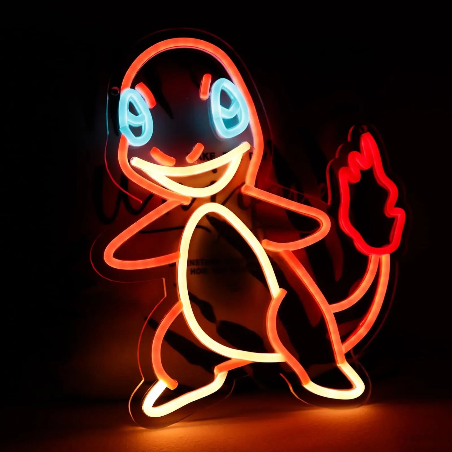 Charmander Pokemon Neon Sign - Retro Gaming Light LED