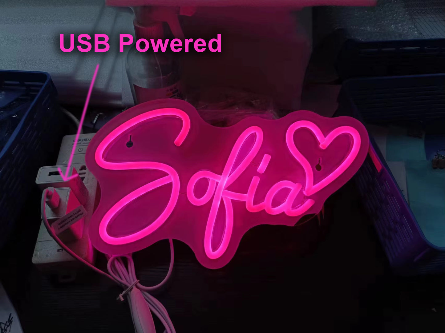 Custom Personalised Neon Name Sign