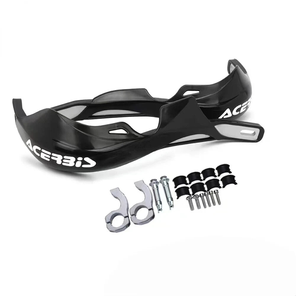 Black Handlebar Bar Guards For Motocross Enduro - Mount Kit KTM HONDA etc Hand