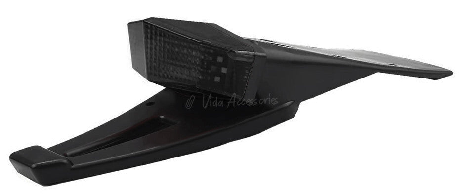 Tail Tidy With Integrated Rear Brake Light and Indicators LED Smoked Supermoto