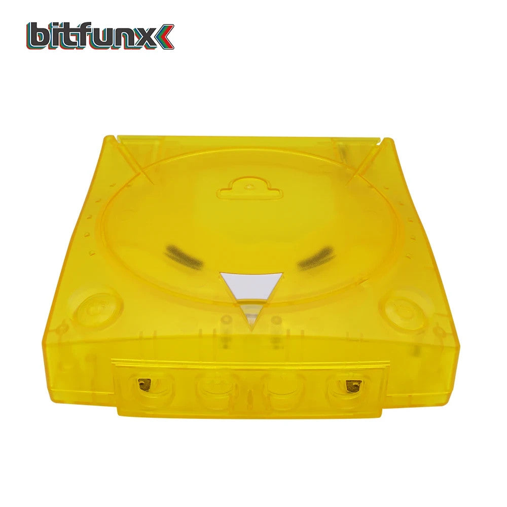 Replacement Casing / Shell / Case Sega Dreamcast Console - Transparent Yellow