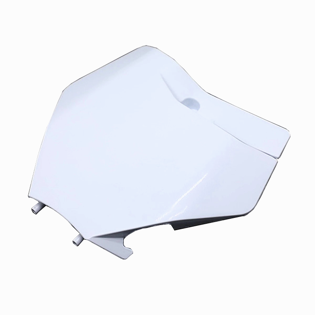 Motocross / Enduro - Front Number Plate Mask Plastic Cover KTM Supermoto White