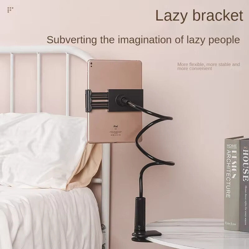 Adjustable Gooseneck Tablet Holder- Flexible Mount Bedside Stand Universal Ipad