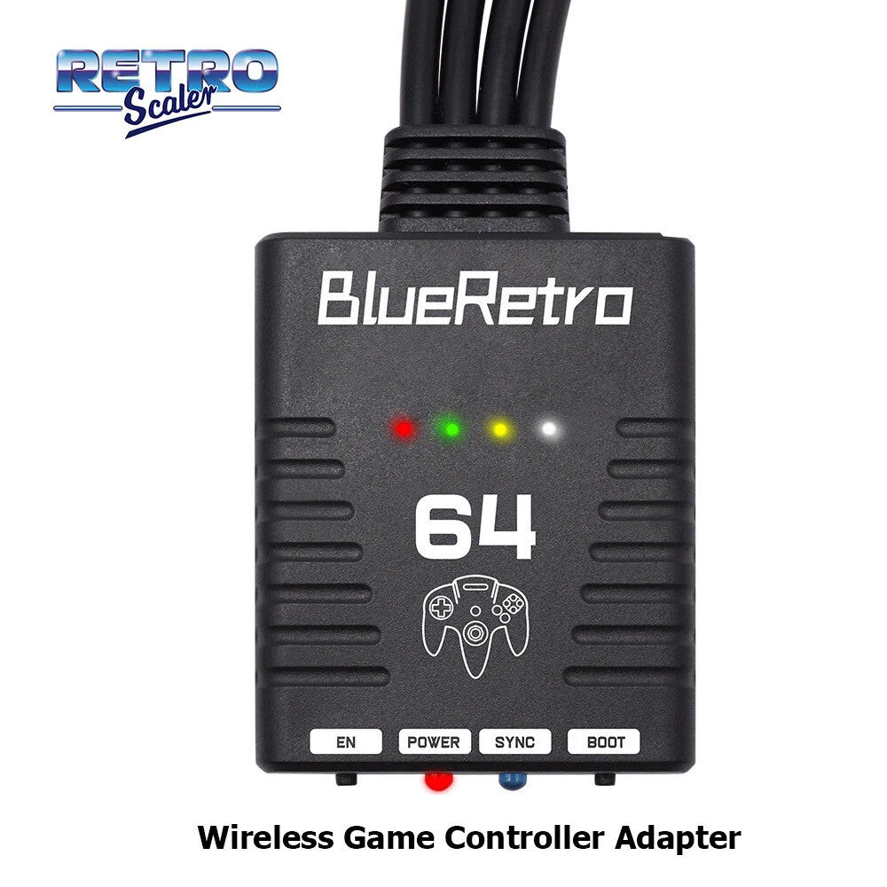 BlueRetro N64 Wireless Controller Adapter - For Nintendo 64 RetroScaler