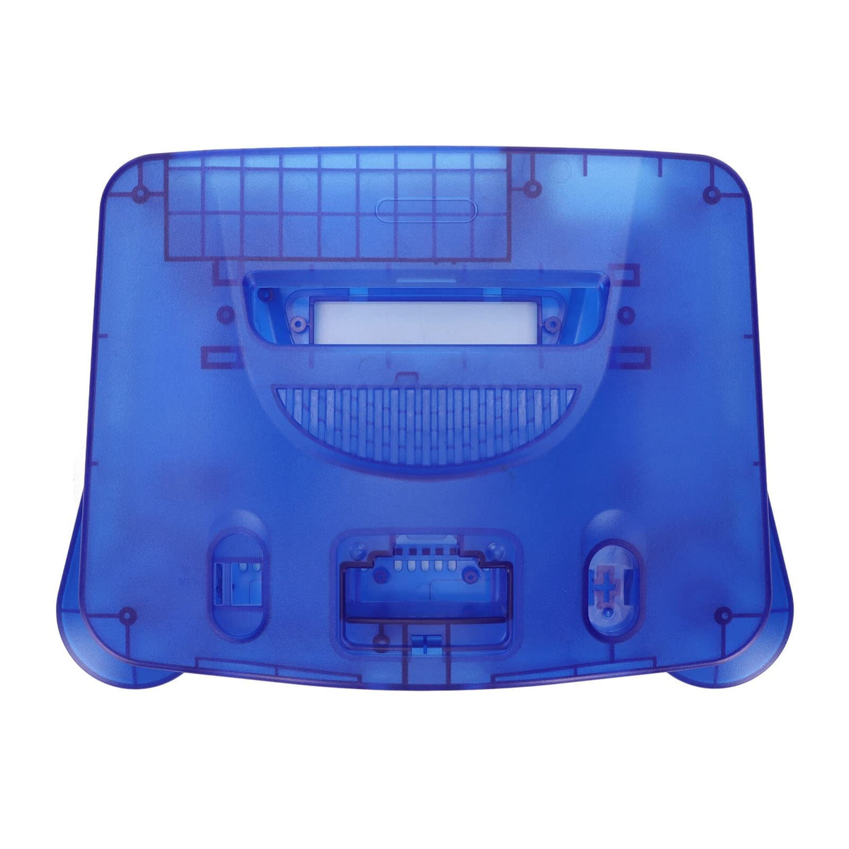 Replacement Casing / Shell / Case - Nintendo N64 Console - Translucent Blue