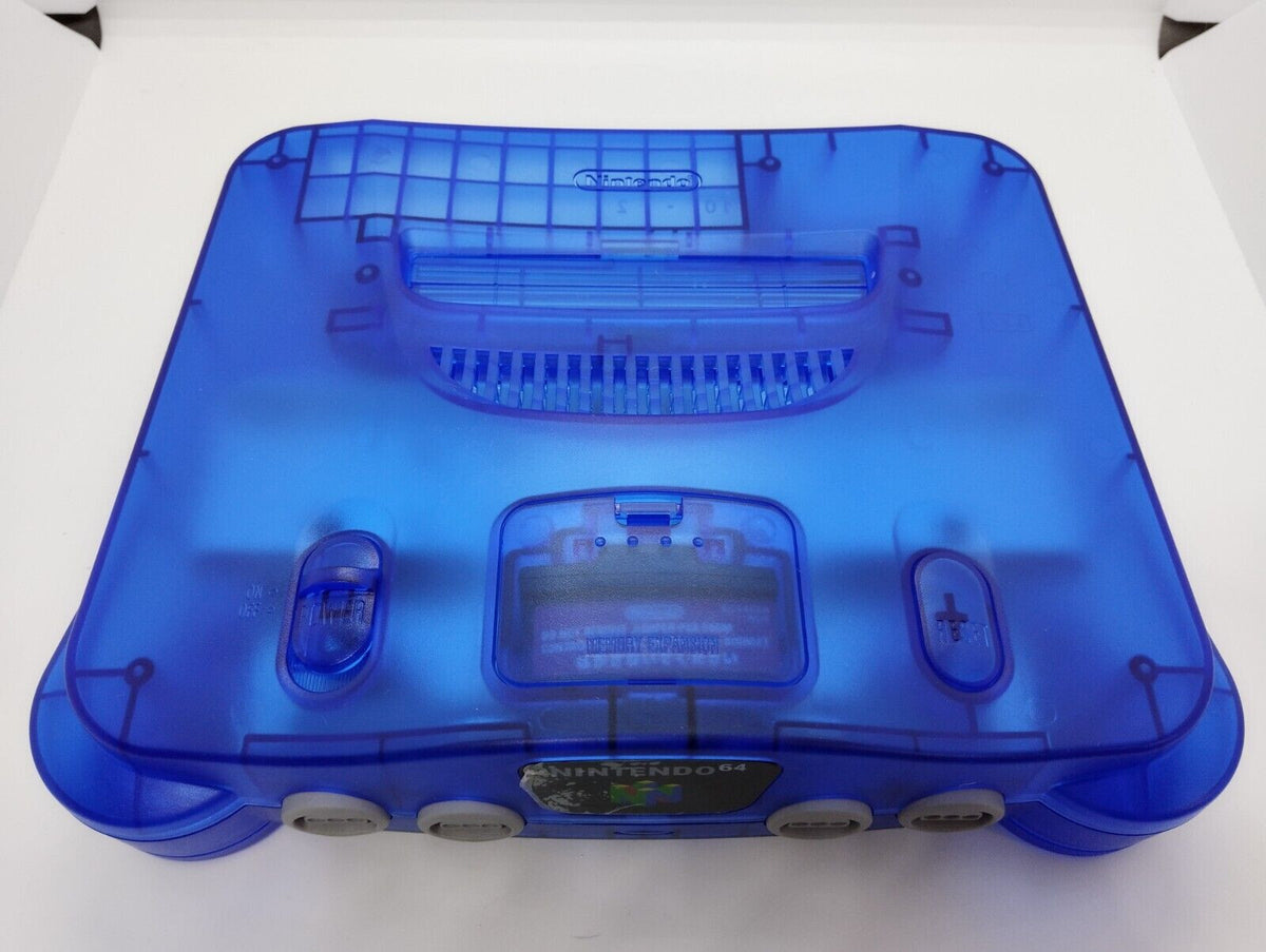 Replacement Casing / Shell / Case - Nintendo N64 Console - Translucent Blue