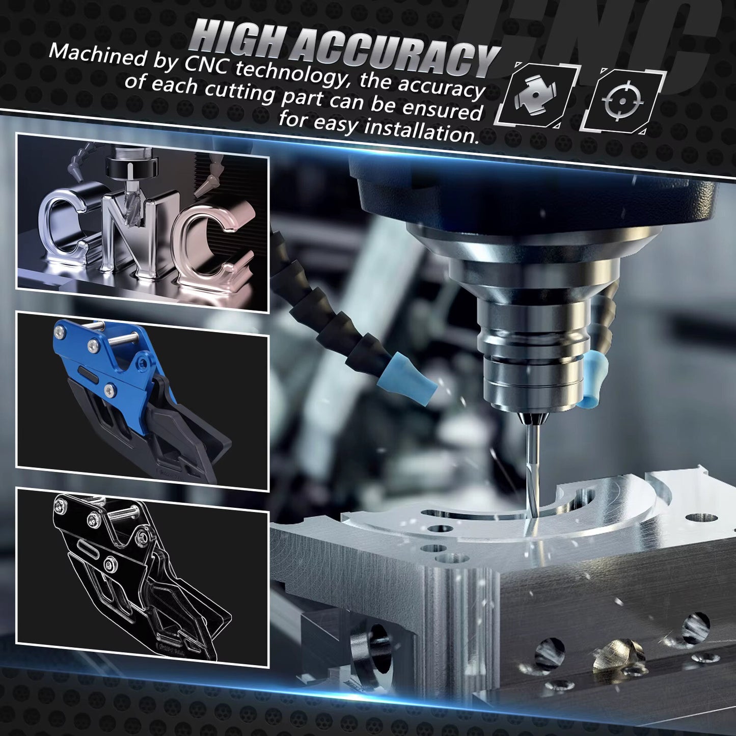 YAMAHA WR 250 R / WR 250 X  CHAIN GUIDE  - 2008 Onwards