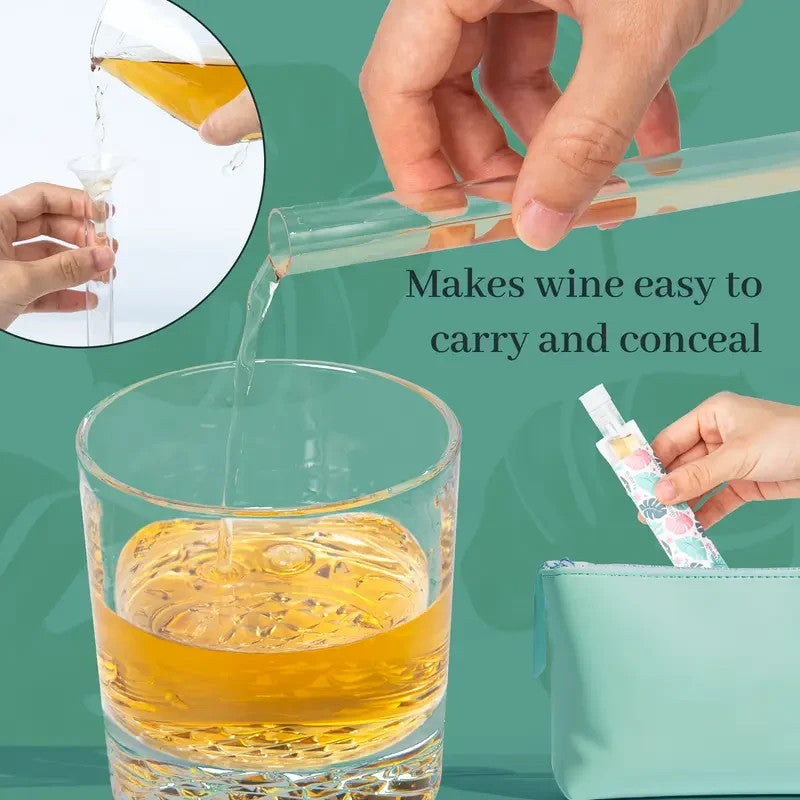 Discreet Alcohol Tampon Flasks for Liquor - 39 Pieces Hidden Womens Flask Sets