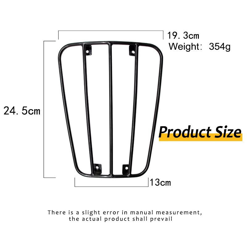 Motorcycle Fuel Tank Luggage Rack - Triumph Bonneville etc Universal Suction Cup
