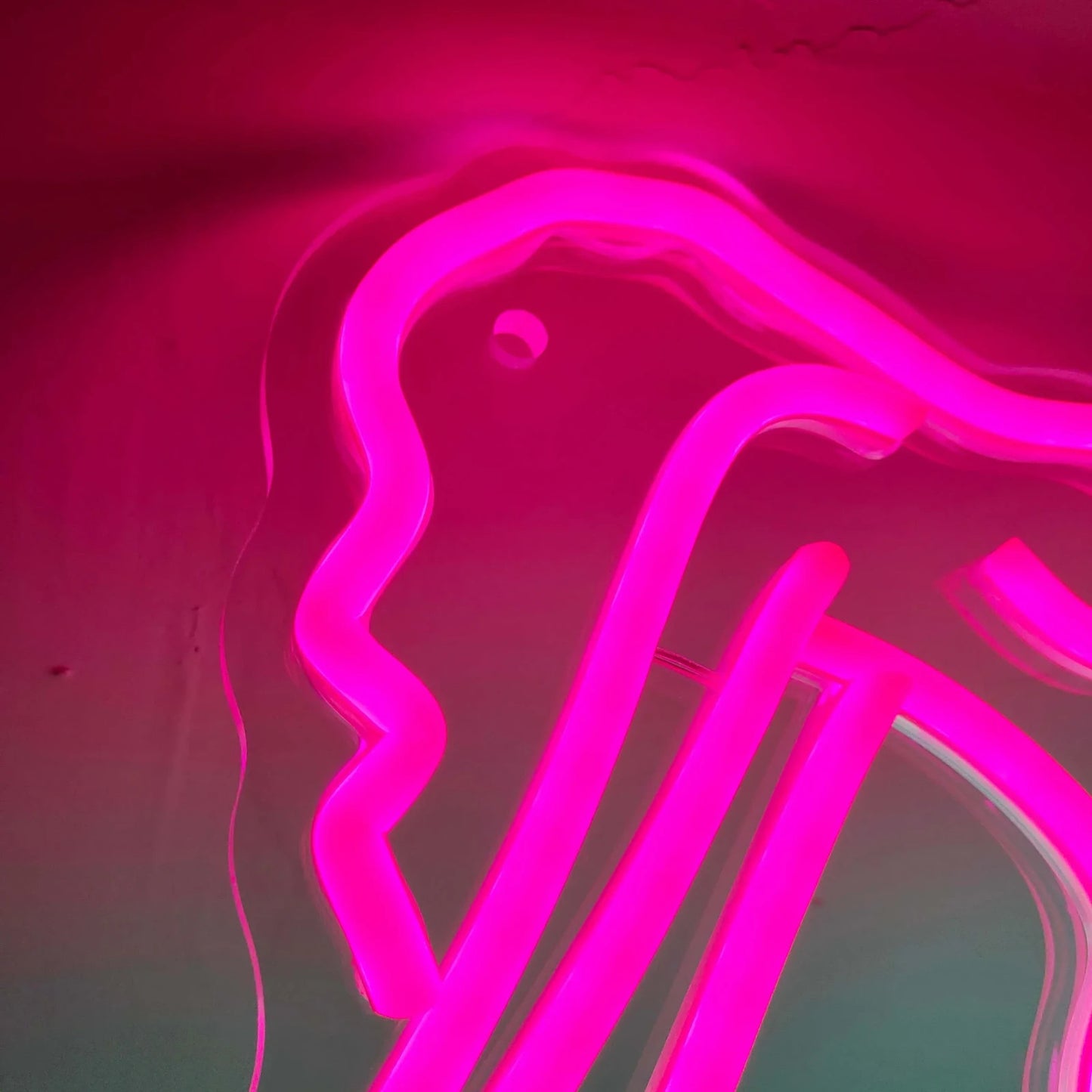 Get Naked Neon Sign - Sexy Burlesque Girl LED Light - Strip Club Stripper Party