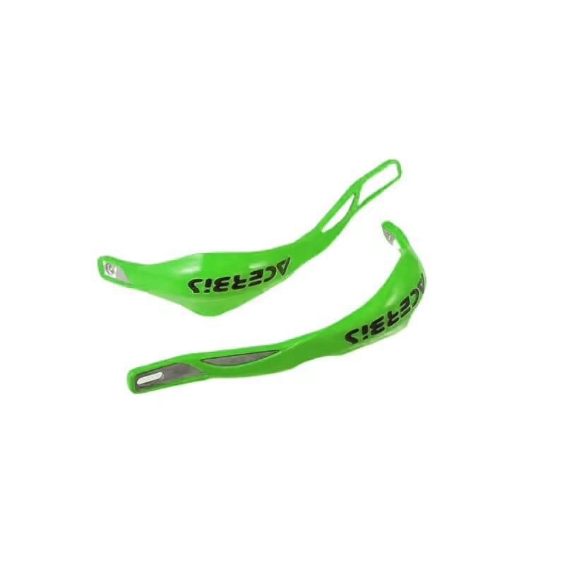 Green Handlebar Bar Guards For Motocross Enduro - Mount Kit Kawasaki Hand Guard