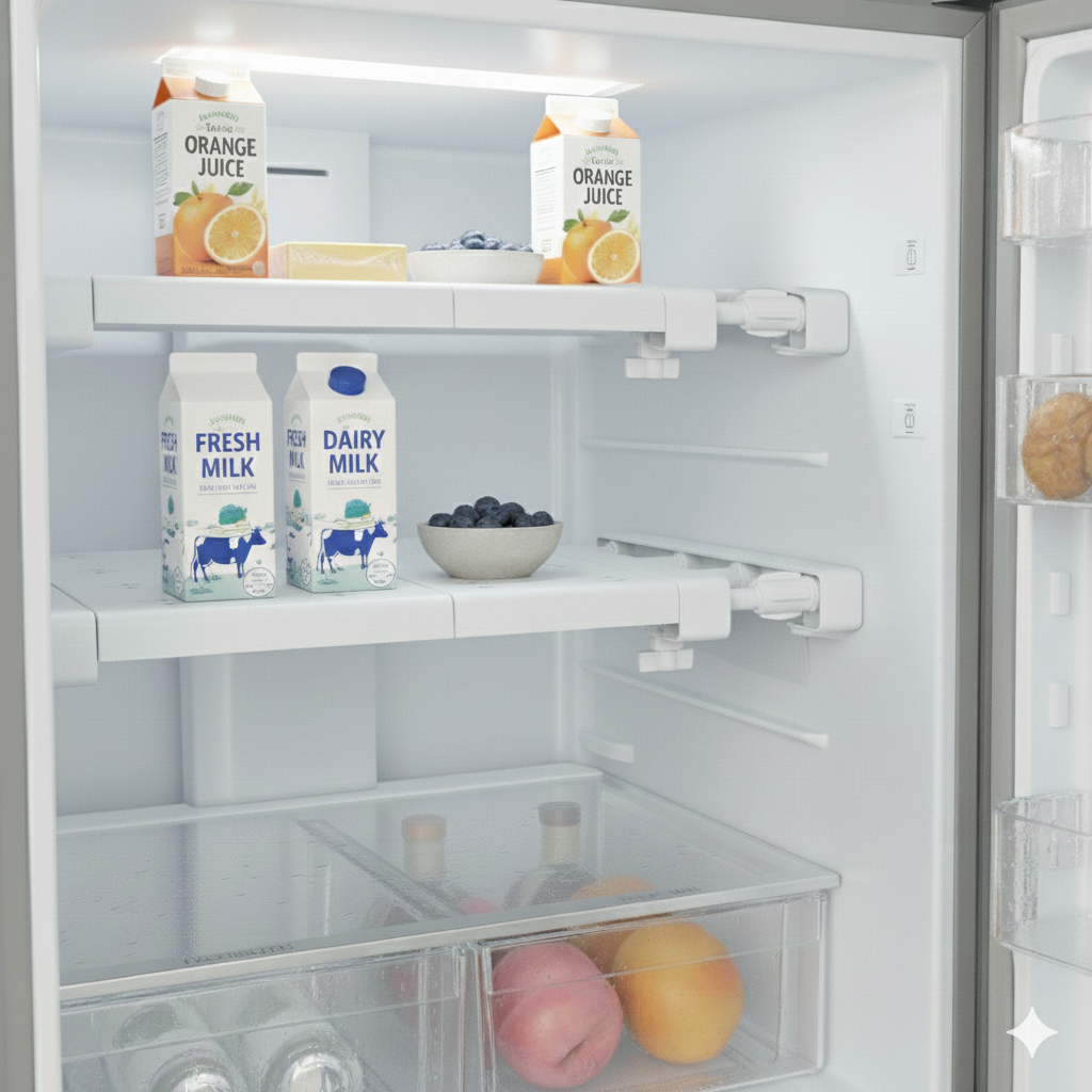 Pair of Replacement Universal Shelves THETFORD Fridge - T2090C & T2000 Shelf x 2