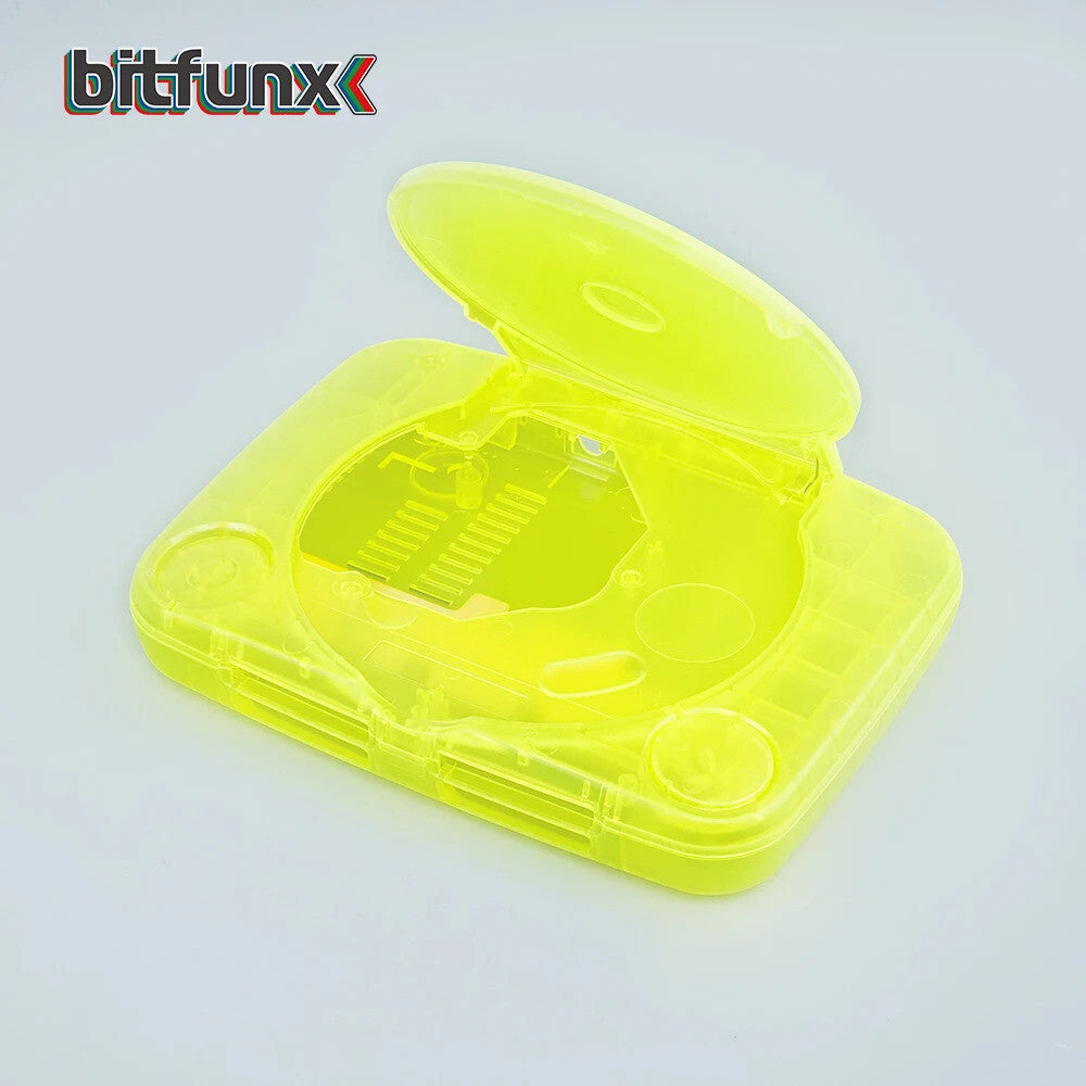 PS1 Replacement Shell / Casing / Case for PS One 1 Console - Translucent Green