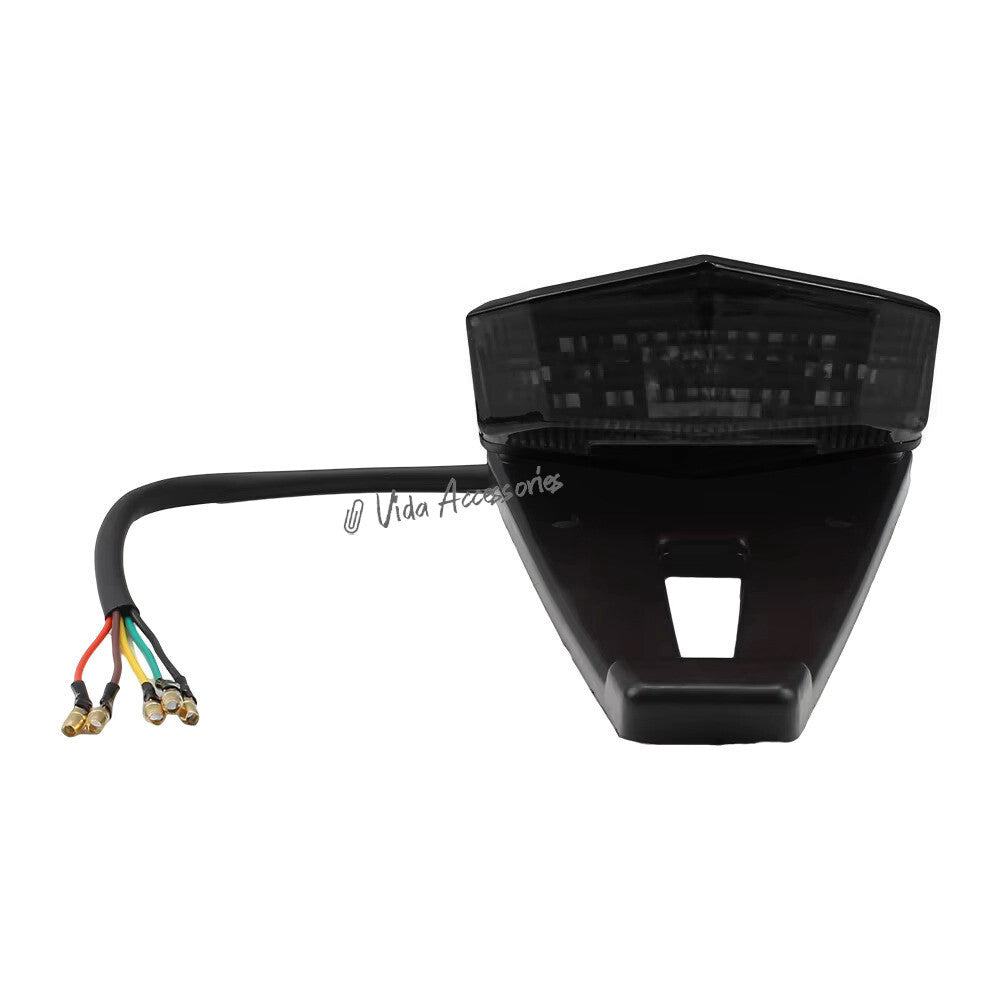 Tail Tidy With Integrated Rear Brake Light and Indicators LED Smoked Supermoto
