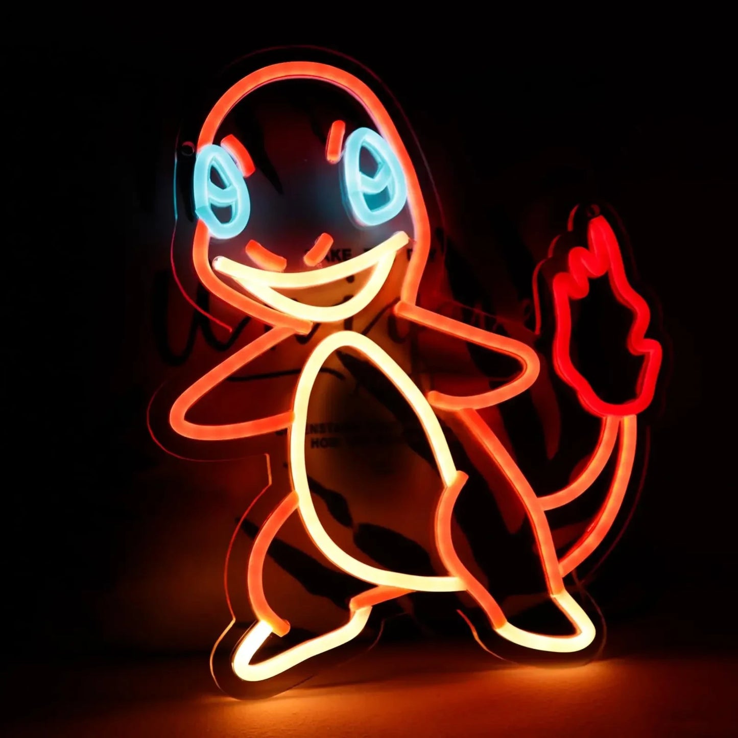 Charmander Pokémon LED Neon Light - Nintendo Gaming Sign USB Powered Wall Gift