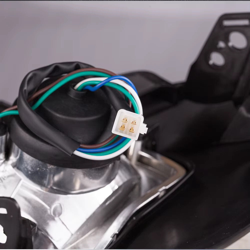 Universal Supermoto Enduro Headlight - For Honda Suzuki Yamaha Motorcycle BLACK