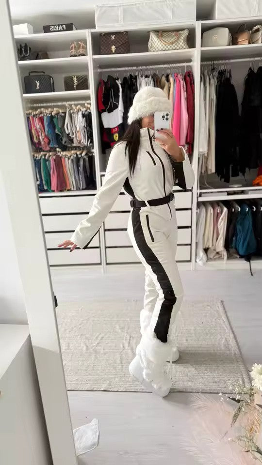 Women’s One Piece Insulated Ski Suit Snow Snowboard - Slimline flattering tight