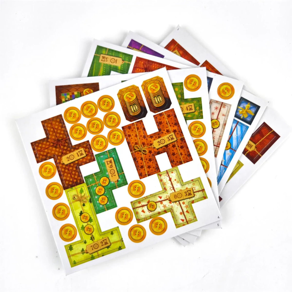 Patchwork Christmas Edition Family Game - Board Game for Two Players Funny Party