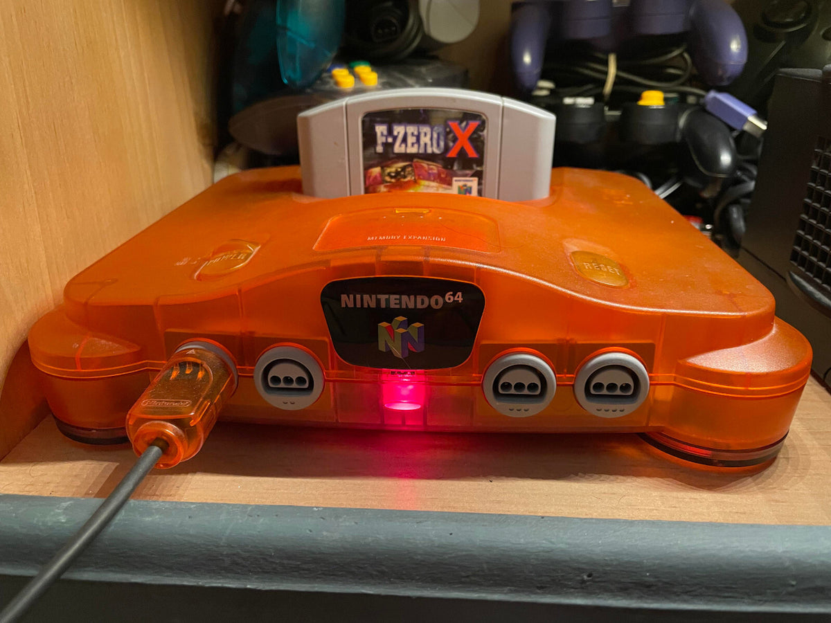 Replacement Casing / Shell / Case - Nintendo N64 Console - Translucent Orange