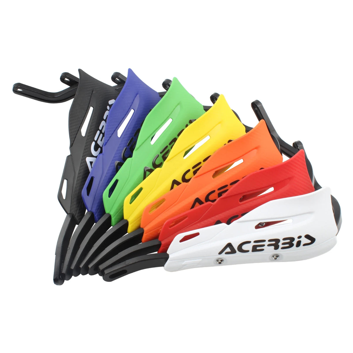 Orange Handlebar Bar Guards Motocross Enduro - Mount Kit KTM etc Hand Guard