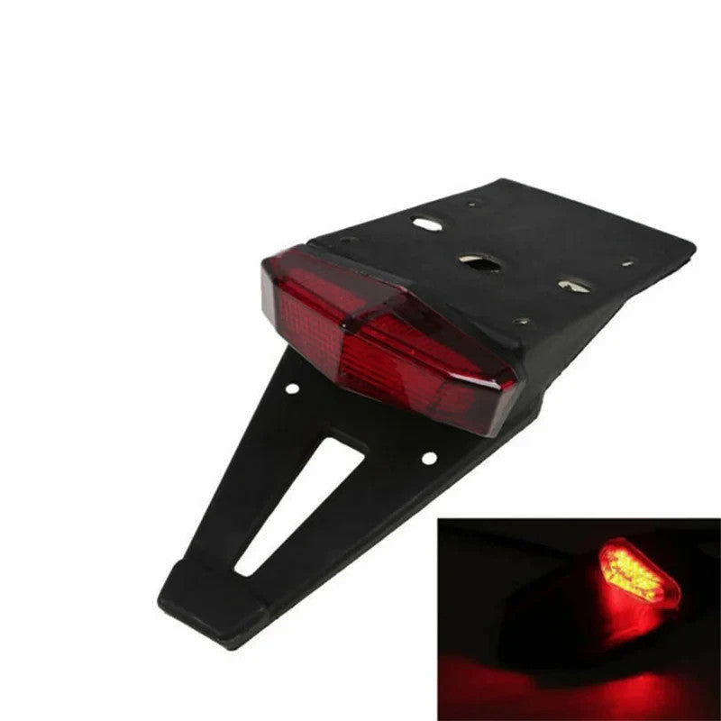 Tail Tidy With Integrated Rear Brake Light and Indicators LED Red Supermoto