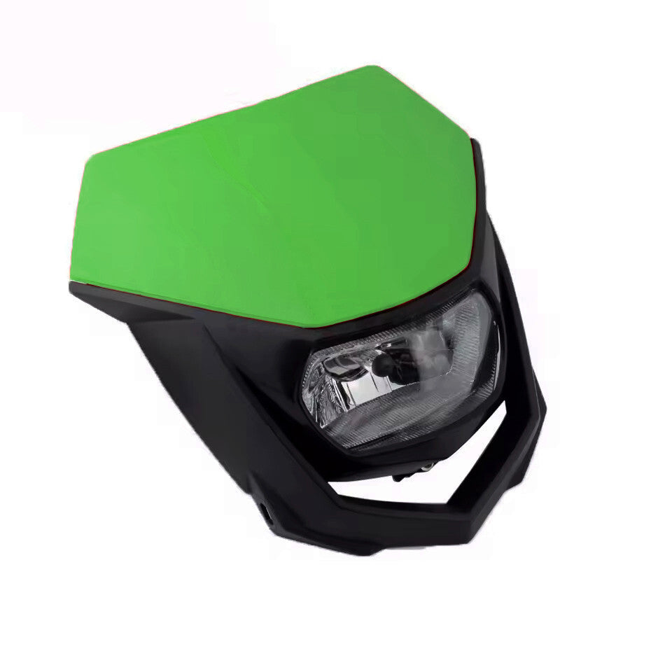 Universal Supermoto Enduro Headlight - For Suzuki Yamaha Honda Motorcycle Green