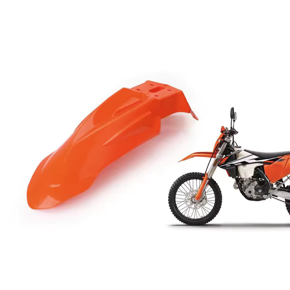 Universal Front Mudguard Fender - Supermoto / Motocross / Enduro Orange KTM etc