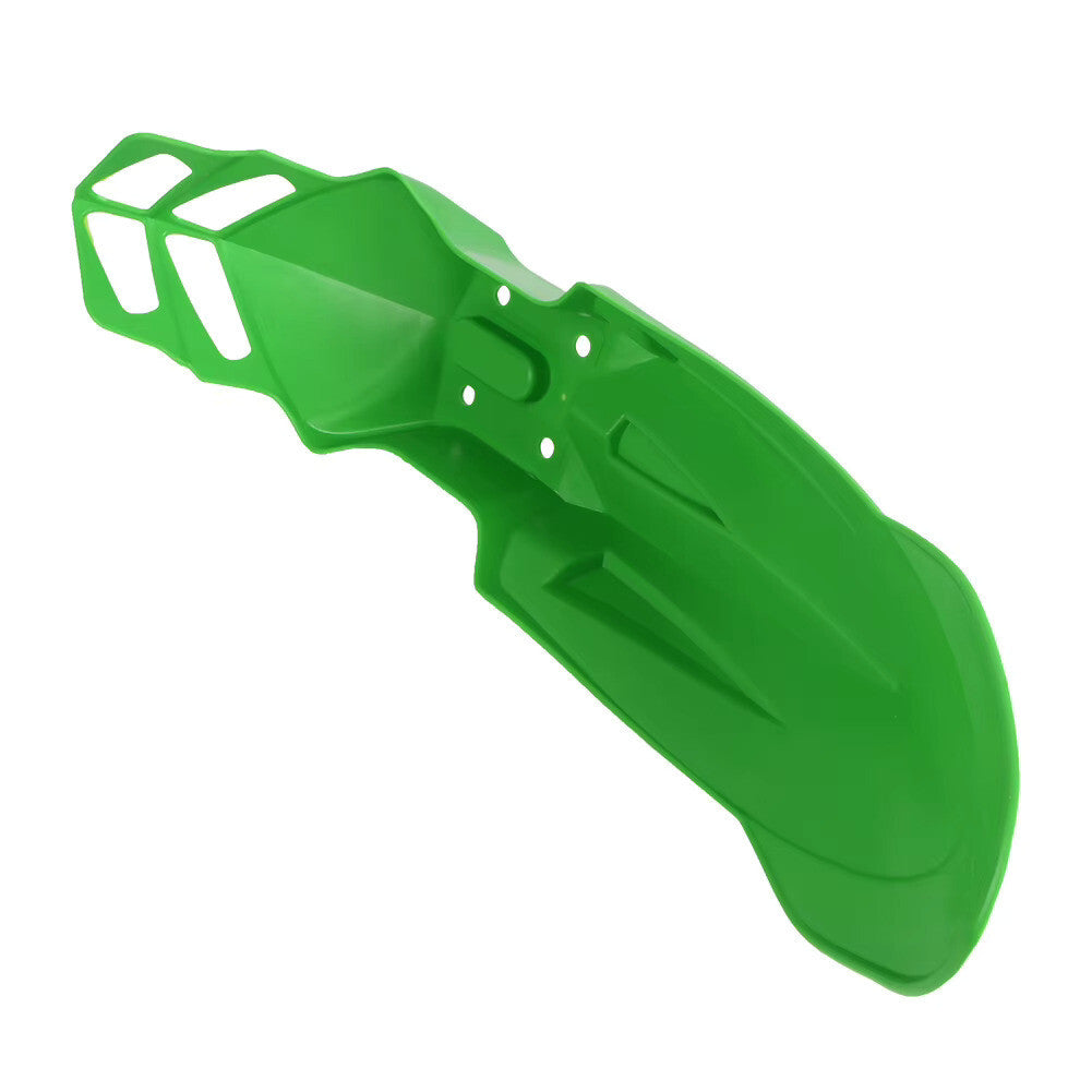 Universal Front Mudguard Fender - Supermoto / Motocross / Enduro Green Kawasaki