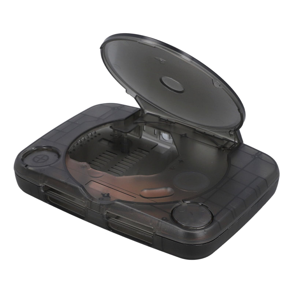 PS1 Replacement Shell / Casing / Case for PS One 1 Console - Translucent Black