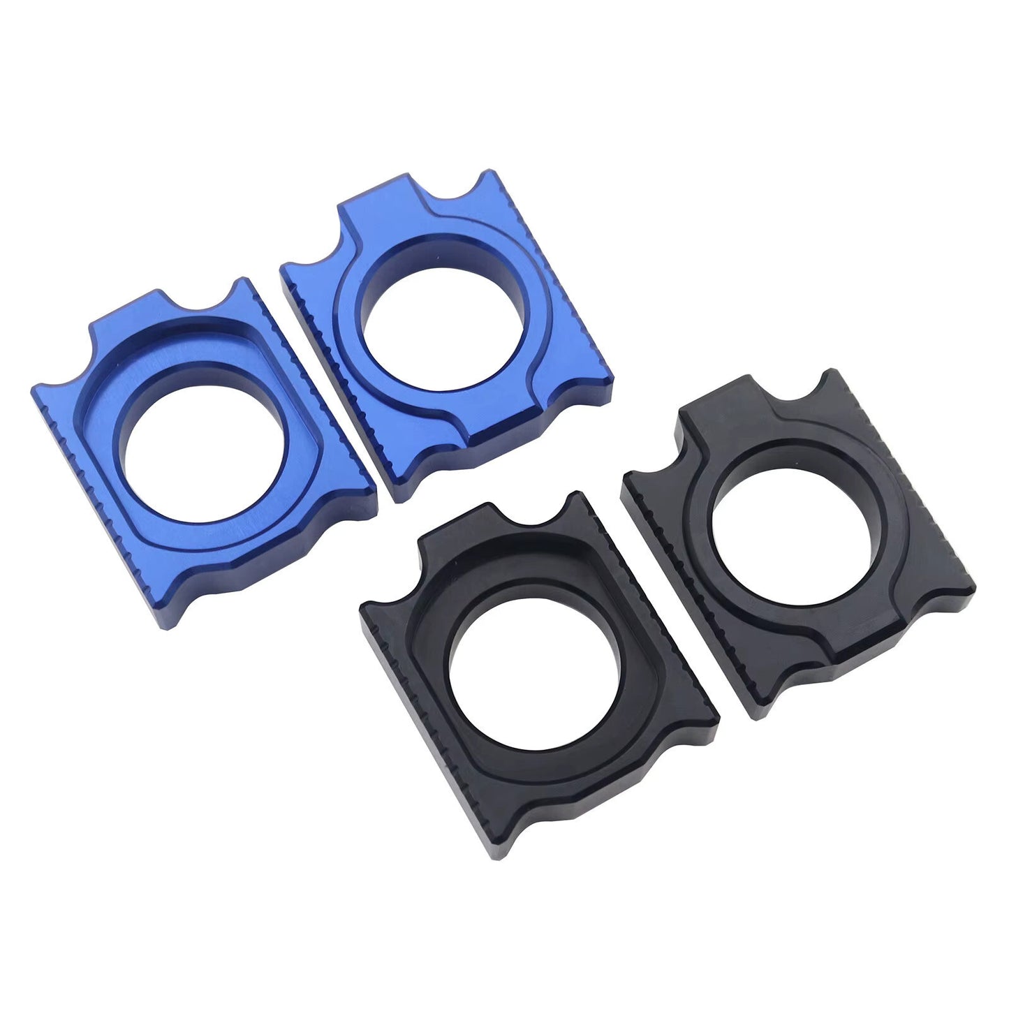 CHAIN ADJUSTER - YAMAHA WR250X / WR250F / WR450F ++ BLUE AXLE BLOCKS 2002 - 2023