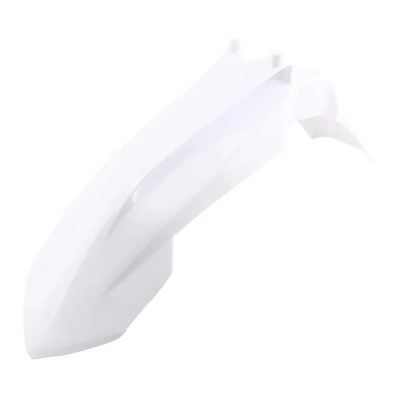 Universal Supermoto Front Mudguard Fender - Enduro White Honda / Yamaha / Suzuki